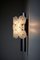 Space Age Wandlampe aus Chrom mit Schaumglas von Cosack Leuchten, 1955 5