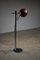 Chrome & Bordeaux Floor Lamp by Enrique Franch for Metalerte, 1970s 9