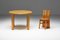 Italian Brutalist Pine Dining Chair by Charlotte Perriand, Italy, 1970s 7