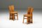 Italian Brutalist Pine Dining Chair by Charlotte Perriand, Italy, 1970s 6