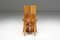 Italian Brutalist Pine Dining Chair by Charlotte Perriand, Italy, 1970s, Image 11