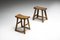 Rustic Travail Populaire Stool, France, Early 20th Century, Image 11