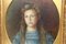 South German Artist, Portrait of a Girl, 1890s, Oil on Cardboard, Framed 4