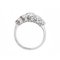 18 Karat White Gold Ring with Emeralds & Diamonds 3