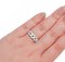 18 Karat White Gold Ring with Emeralds & Diamonds, Image 5