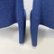 Italian Modern Blue Fabric Alky Lounge Chairs attributed to Piretti for Anonima Castelli, 1970s, Set of 2 10
