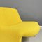 Italian Modern Yellow Fabric Alky Lounge Chairs attributed to Piretti for Anonima Castelli 1970, Set of 2 7