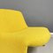 Moderne italienische Alky Sessel aus gelbem Stoff von Piretti für Anonima Castelli 1970, 2er Set 7