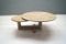 Vintage Double Revolving Marble Coffee Table 1