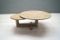 Vintage Double Revolving Marble Coffee Table, Image 1