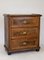 19th Century Biedermeier Nutwood Chest of Drawers with Micro-Inlays, 1850s 5