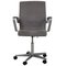 Oxford Office Chair in Grey Alcantara Fabric by Arne Jacobsen, 1990s 1