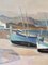 Calm Shore, 1950s, Oil on Canvas, Framed 11