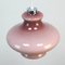 Lampe à Suspension Vintage en Opaline Violette, 1960s 3
