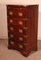 Campaign Style Chest of Drawers in Mahogany, Image 4
