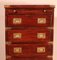 Campaign Style Chest of Drawers in Mahogany 2