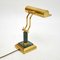 Vintage French Art Deco Desk Lamp in Brass and Marble, 1950 10