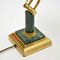 Vintage French Art Deco Desk Lamp in Brass and Marble, 1950 9