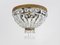 Vintage Louis XVI Style Glass Ceiling Lamp, 1960s 1