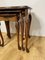 Antique Burr Walnut Nesting Tables, 1920s, Set of 3 3