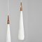 Batong Pendant Lights by Uno Kristiansson for Luxus, Sweden, 1960s, Set of 3 11
