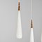 Batong Pendant Lights by Uno Kristiansson for Luxus, Sweden, 1960s, Set of 3 8