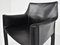 Black Patina Leather Model CAB 413 Chairs by Mario Bellini for Cassina, Italy, 1977, Set of 2 6