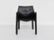 Black Patina Leather Model CAB 413 Chairs by Mario Bellini for Cassina, Italy, 1977, Set of 2 3