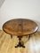 Antique Victorian Burr Walnut Inlaid Sutherland Table, 1880s 7