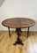 Antique Victorian Burr Walnut Inlaid Sutherland Table, 1880s 1