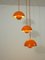 Flowerpot Pendant Lights by Verner Panton for Louis Poulsen, Set of 3 3