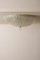 Murano Ceiling Light with Groove Glass Plate, 1980s 5