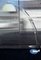 Lampada ad arco vintage con struttura cromata, base bianco crema su base cromata e schermo in plastica bianco crema di Sölken, Germania, anni '60, Immagine 3