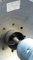 Große deutsche Vintage Bogenlampe mit verchromtem Rahmen, cremeweißem Fuß auf verchromter Grundplatte & cremeweißem Original Plastikschirm von Sölken, 1960er 6