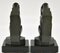 Art Deco Squirrel Bookends by Max Le Verrier, 1930s, Set of 2 8
