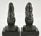 Art Deco Squirrel Bookends by Max Le Verrier, 1930s, Set of 2 7