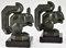 Art Deco Squirrel Bookends by Max Le Verrier, 1930s, Set of 2 4
