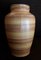 Vintage German Ceramic Vase from the 70s with Yellow -Brown Glaze from Bay, 1970s, Image 1