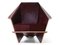 Taliesin 1 Amaranth Stuhl von Frank Lloyd Wright für Cassina 1