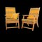 Sessel aus Kiefernholz im skandinavischen Stil, 1970er, 2er Set 1