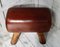 Vintage Leather Pommel Foot Stool, 1940, Image 5