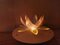 Small Eastern European Acrylic Plastic Water Lily or Lotus Night Lamp, 1970s 4