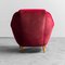 Velvet Armchair by Ico & Luisa Parisi, 1950s, Set of 2, Image 4