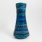 Vase Conique en Céramique Rimini Bleue et Verte par Aldo Londi pour Bitossi, Italie, 1960s 7