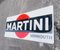 Vintage Martini Vermouth Schild, 1960er 3