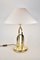 Lampe de Bureau Regency Vintage en Laiton, 1970s 9