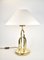 Vintage Brass Regency Table Light, 1970s 5