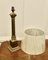 Tall Brass Corinthian Column Table Lamp, 1890s 3