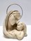 Vintage Glazed Ceramic and Brass Holy Mary and Jesus by Arturo Pannunzio, Italy, 1940s, Image 1