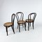 Bentwood and Cane Cafe Chairs, 1970s, Set of 3, Image 3